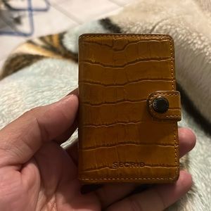 Secrid wallet leather